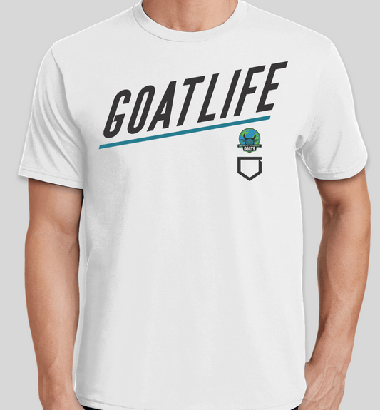 Goatlife Baseball - White and Black