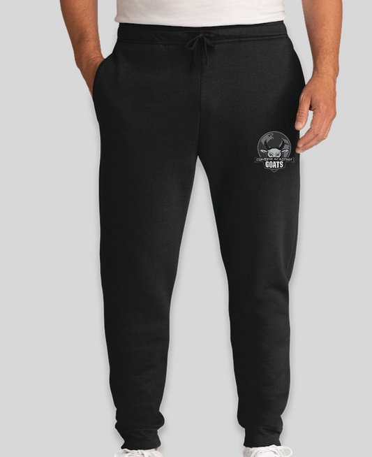 Combine Academy Goat (Black & White) Joggers - Black