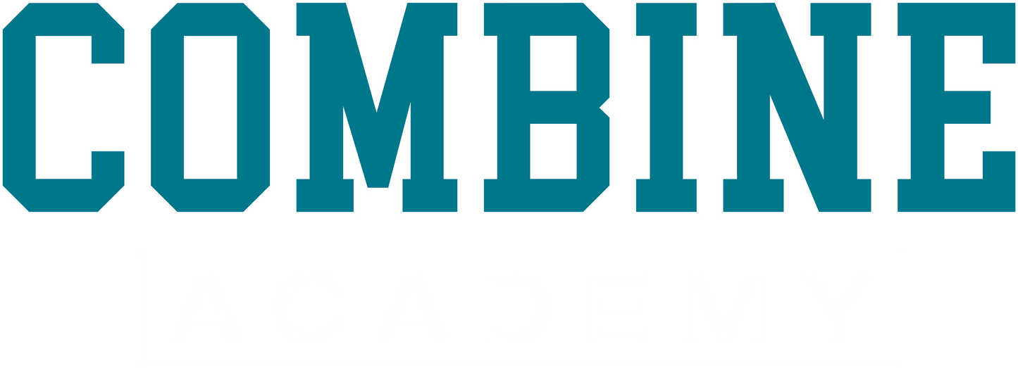 Combine Academy - Block Letters - Black