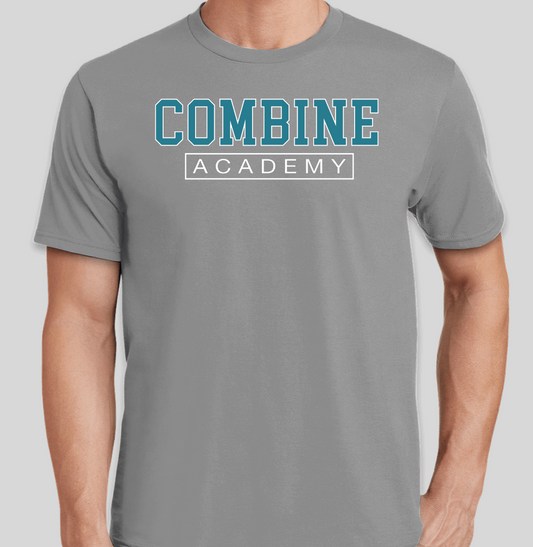 Combine Academy - Block Letters - Gray