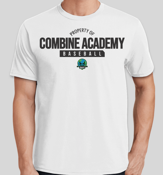 Property of Combine Academy Baseball - White