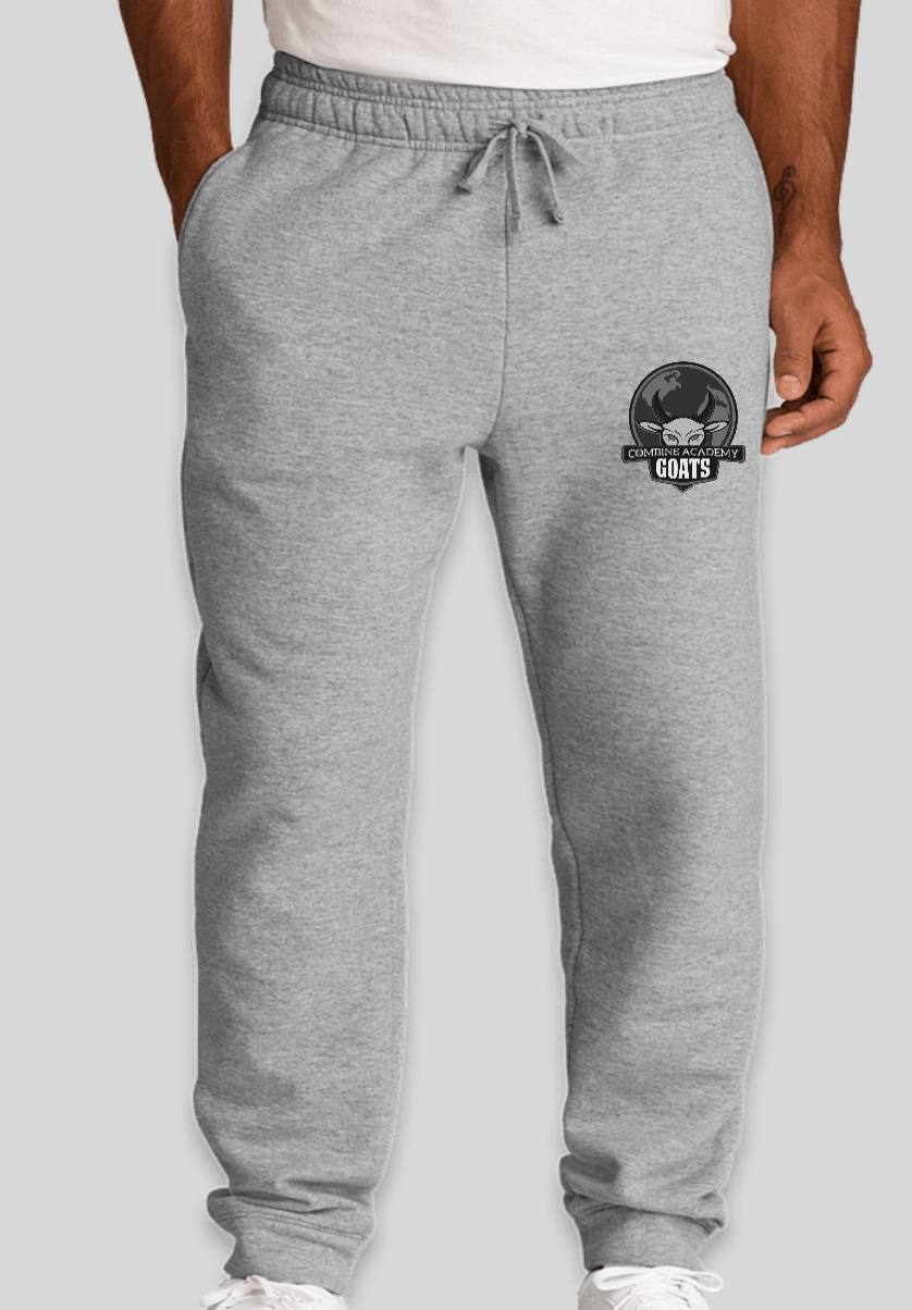 Combine Academy Goat (Black & White) Joggers - Gray