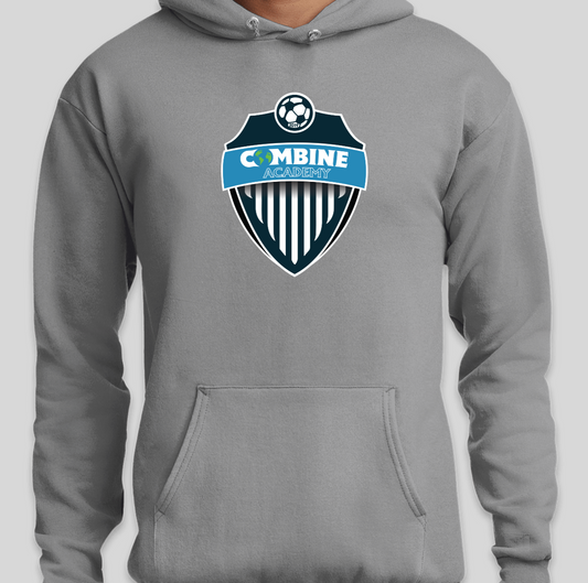 Combine Academy Soccer Shield - Gray