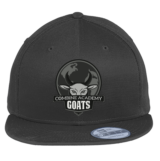 New Era Snap Back - Black & White Goat w/ Globe - Black