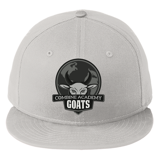 New Era Snap Back - Black & White Goat w/ Globe - Gray